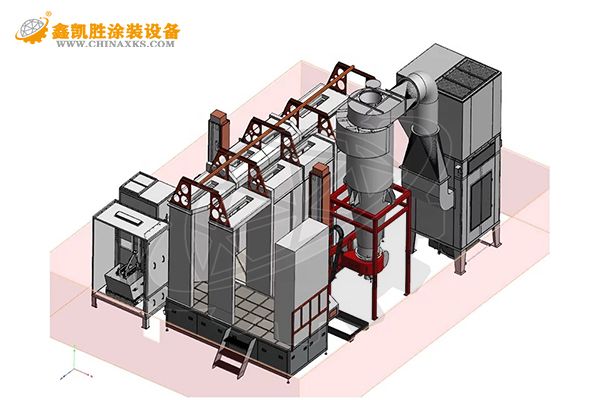 粉末自動(dòng)噴涂線的生產(chǎn)廠家-『深圳鑫凱勝涂裝』